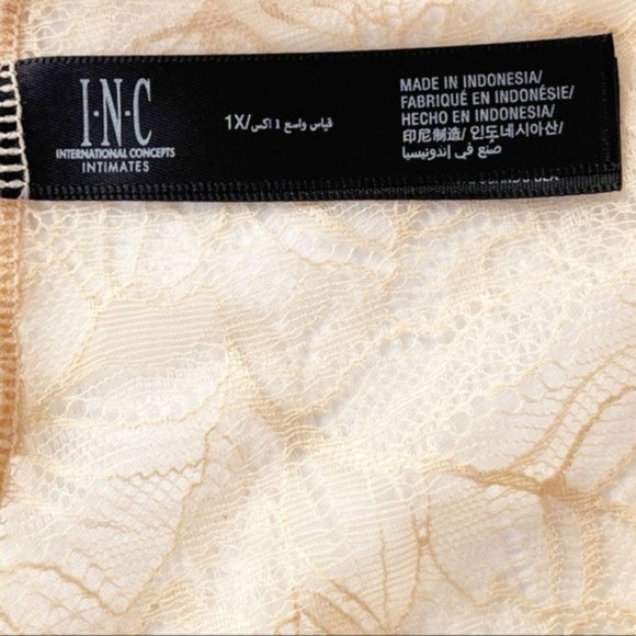 International Concepts Panties INC 1X 3X Lace Boyshort Underwear Plus Size - Picture 7 of 10